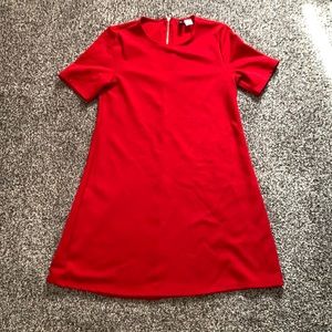 Red shift dress from H&M